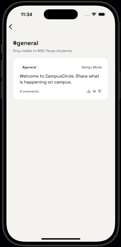Campus Circle Screen 07 screen